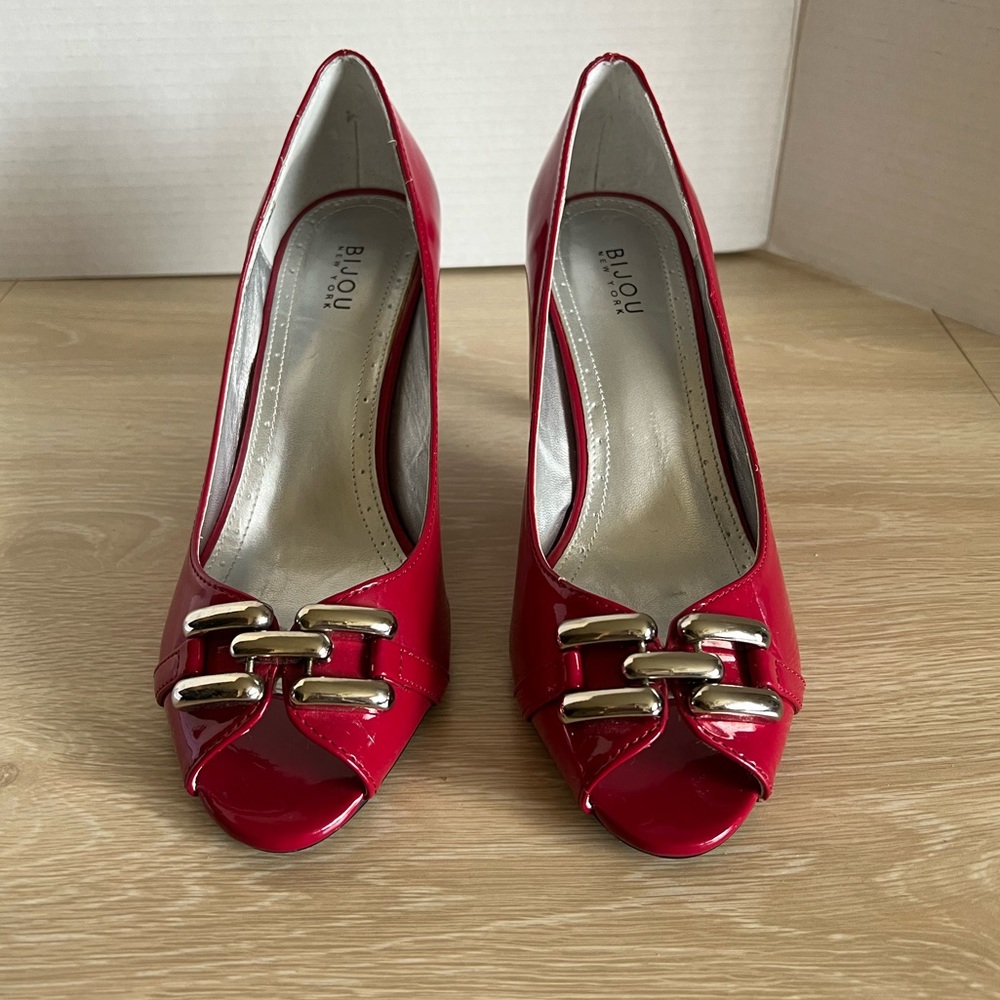 👠Red Patent Heels - Picture 2 of 7